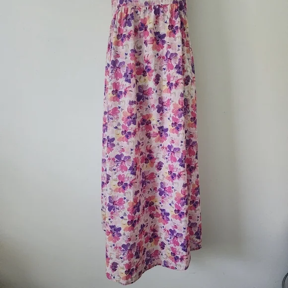 LoveShackFancy Faraday Floral-Print Slip Maxi Dress Size Medium - Picture 5 of 14